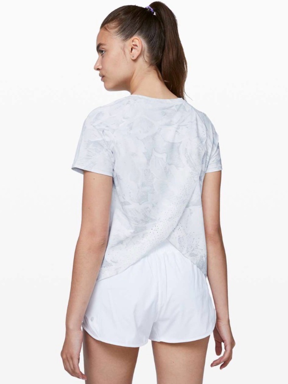 LULULEMON Quick Pace Short Sleeve in Tropical Shadow Starlight Multi- 6